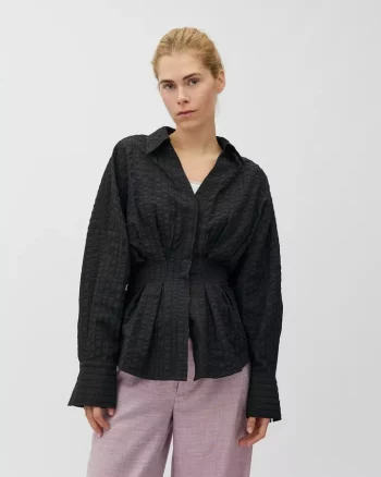 Isidor Blouse Black Stripe - MbyM
