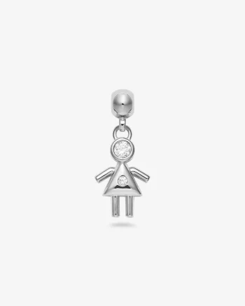 Girl Charm Silver  - Who Is She