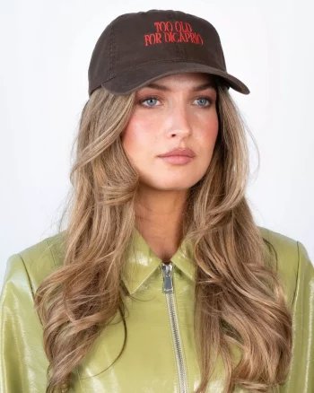 Too Old For DiCaprio Cap Brown - Sui Ava