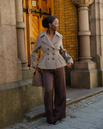 Jacinda Pant Black Coffee - Urban Pioneers