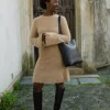 Boudica Dress Sand Brown - Urban Pioneers