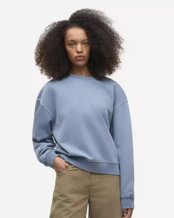 Savan Sweat Wind Blue Pigment - Samsøe Samsøe
