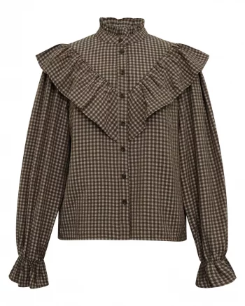 Darcy Shirt Brown - A-View
