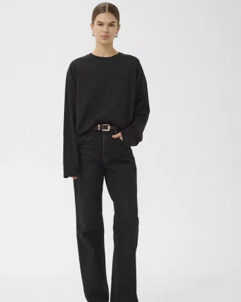 Tima LS Tee Black - Gestuz
