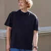Heavyweight T- Shirt Black - Les Deux
