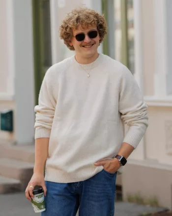 Soft Roundneck Knit Ivory - Les Deux