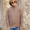 Ellington Sweater Mid Brown - Urban Pioneers