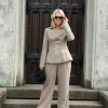 Sandra Pants Grey Sand - Urban Pioneers