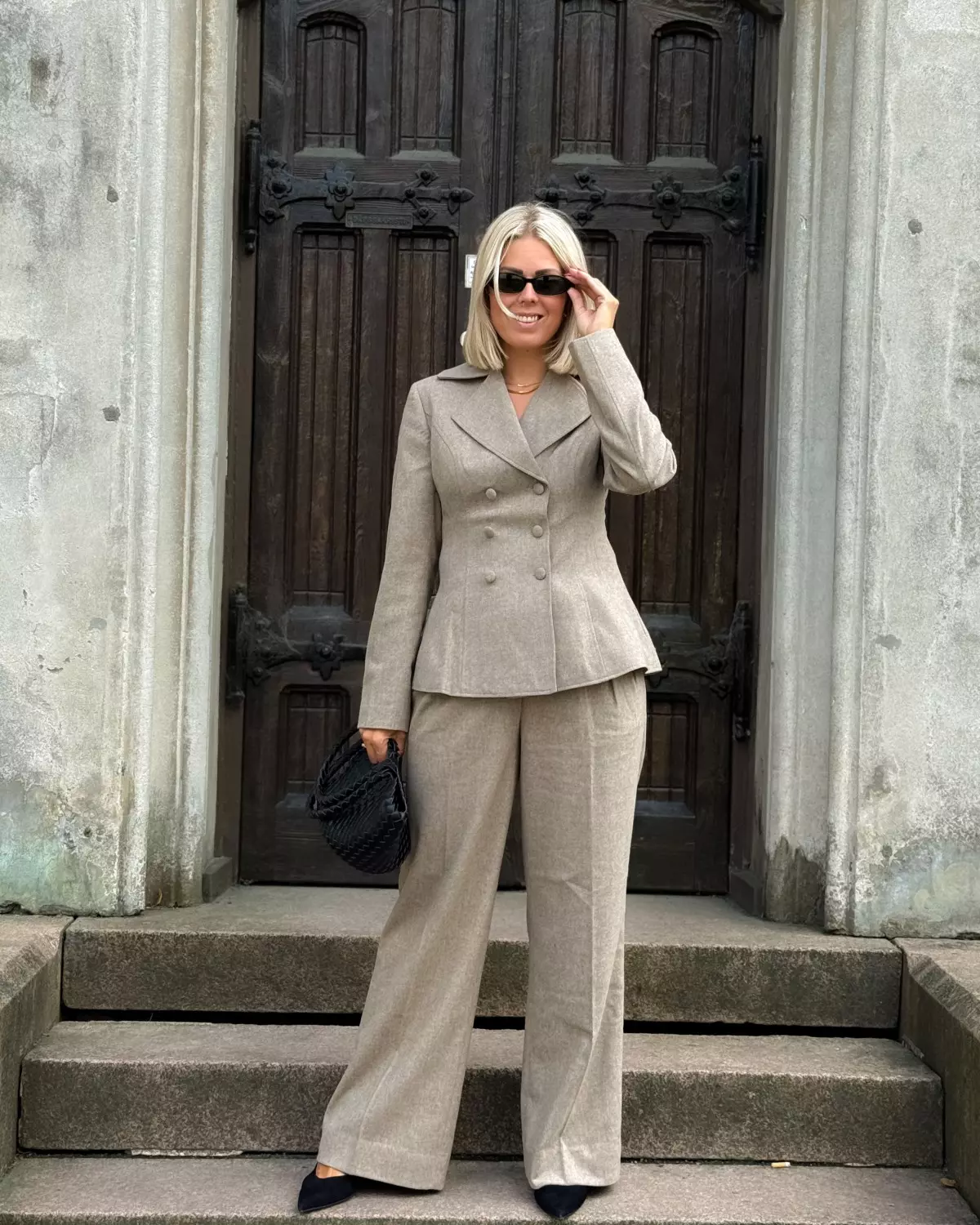 Sandra Pants Grey Sand - Urban Pioneers