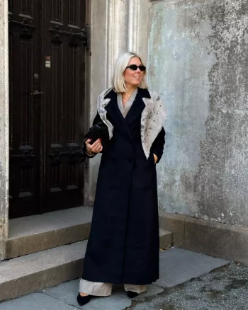 Sophia Coat Black - Urban Pioneers
