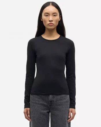 Esme LS T-shirt Black - Samsøe Samsøe