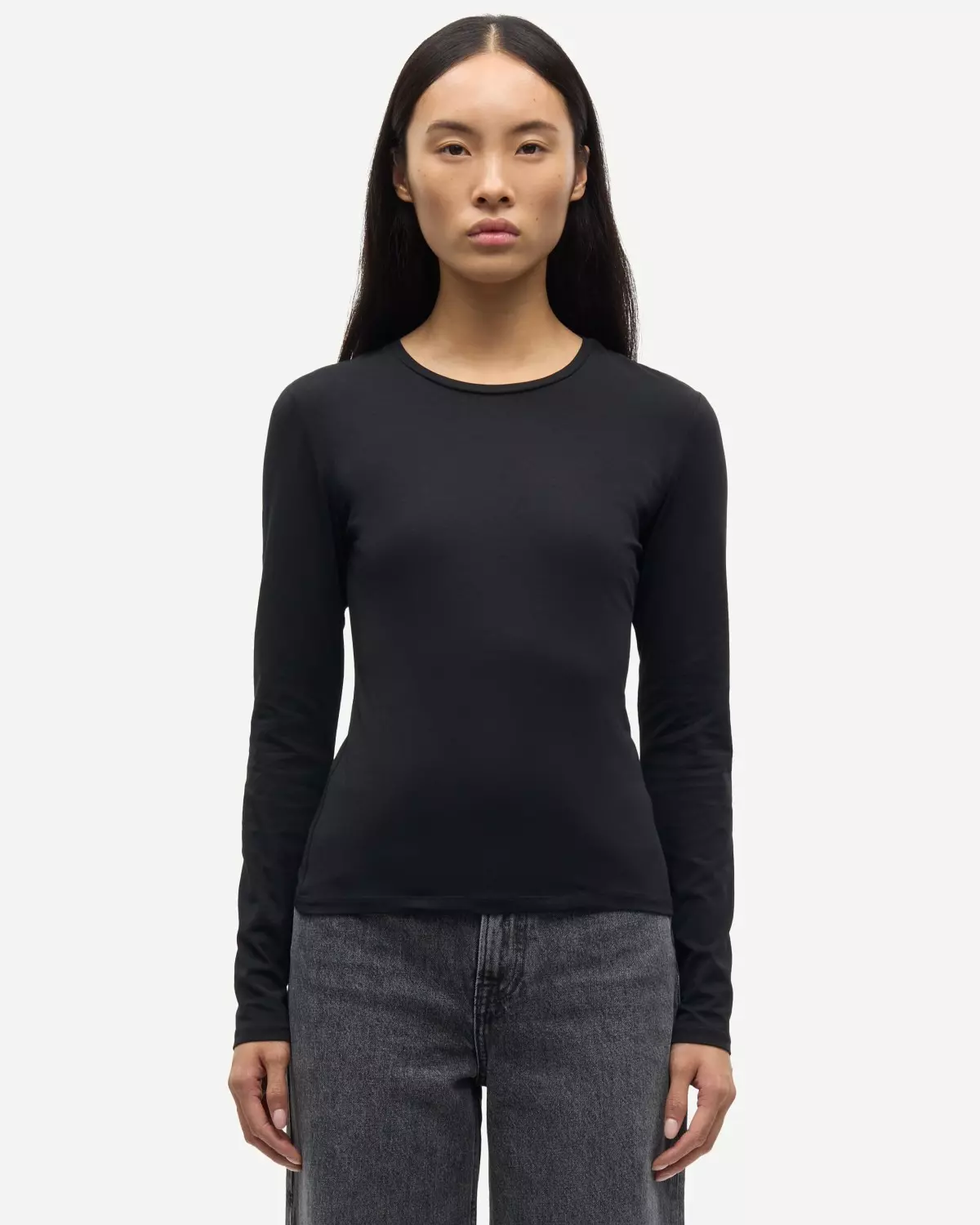 Esme LS T-shirt Black - Samsøe Samsøe