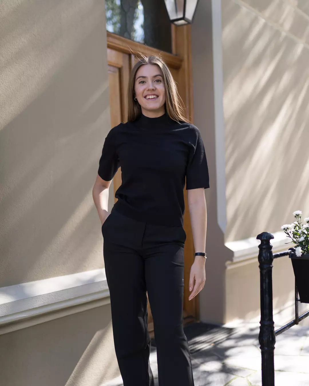 Clara Crew Knit Black - MbyM