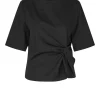 Arkai Drape Tee Black - Second Female