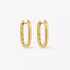 Mini Oval Hoops Gold - Who Is She