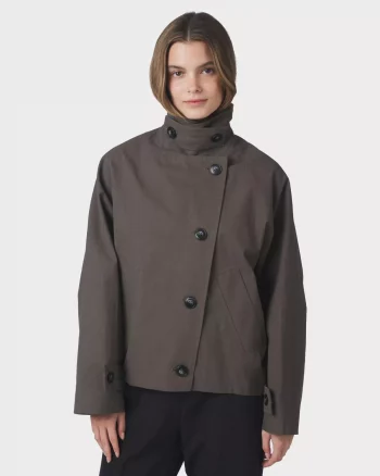 Fania Oversized Jackey Army - Neo Noir