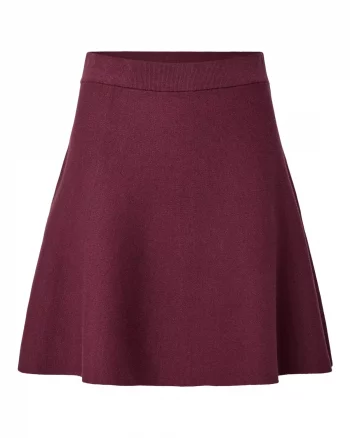 Yasfonny Knit Skirt Fig - Yas