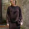 Kirstine Blouse Black Coffee - Urban Pioneers