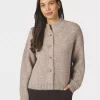 Taura Knit Cardigan Beige Melange - Neo Noir