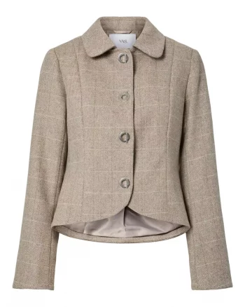 Yasniva LS Wool Jacket Timber Wolf - Yas