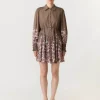 Yassomellu Shirt Dress Timber Wolf - Yas