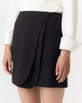 Yasriu Skirt Black - YAS