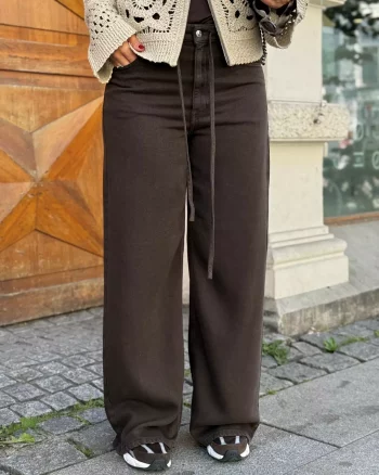 Irven Denim Jeans Black Olive - Second Female