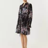 Yastilera LS Shirt Dress Black/Tilly - Yas