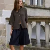 Benuta Fluffy Knit Cardigan Army - Neo Noir