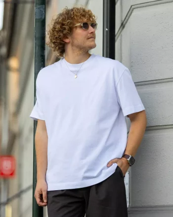 Heavyweight T- Shirt White - Les Deux