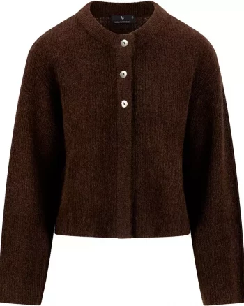 Santina Cardigan Chocolate - Urban Pioneers
