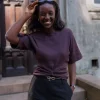 Betty Tee Deep Plum - Gestuz