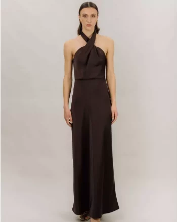 Dolores Dress Black Coffee - Urban Pioneers