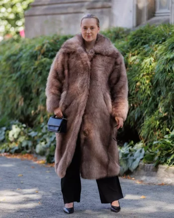 Mink Coat Taupe - A-View