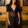 Francis Lace Mini Dress Black - Love Lolina