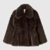 Ellie Fake Fur Brown - Clermonte