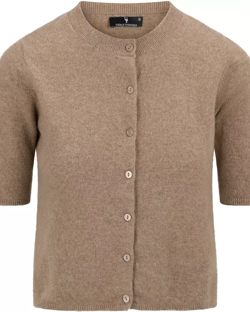 Indira SS Cardigan Brown Sand - Urban Pioneers