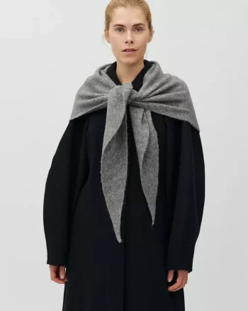 Sevyn Scarf Medium Grey Melange - MbyM