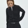 Averi Knit Cardigan Black - Mbym