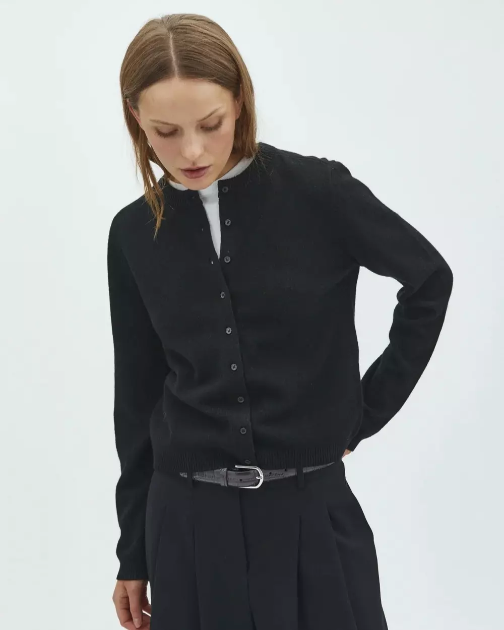 Averi Knit Cardigan Black - Mbym