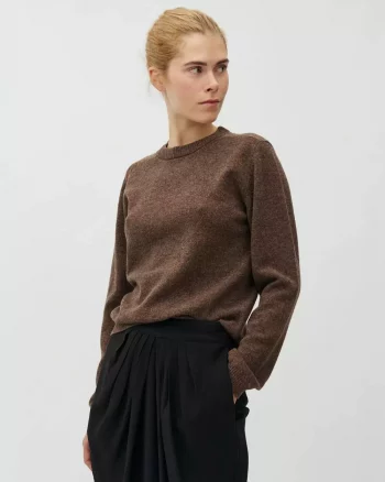 Christin Knit Sweater Java Melange - Mbym