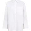 Dalia Oversize Shirt White - Co`couture