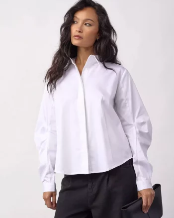 Dalia Shirt White - Co'couture