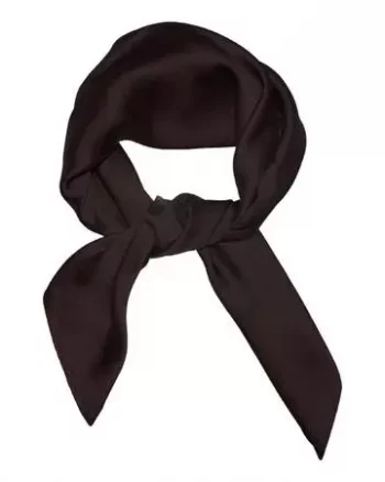 Skjerf Ensfarget Brun - Intex