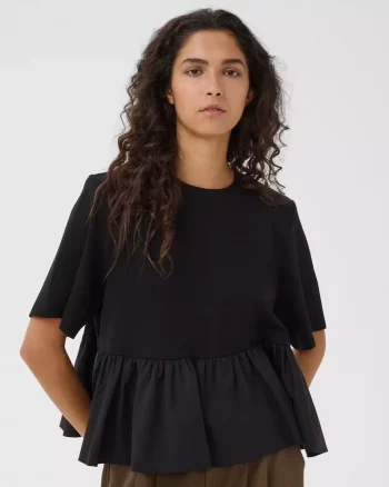 Erin Blouse Black - Gestuz