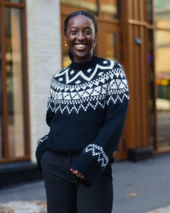 Kalia Knit Pullover Black - Second Female