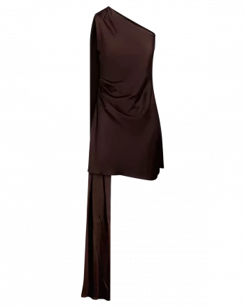Zaha Dress Black Coffee - Urban Pioneers