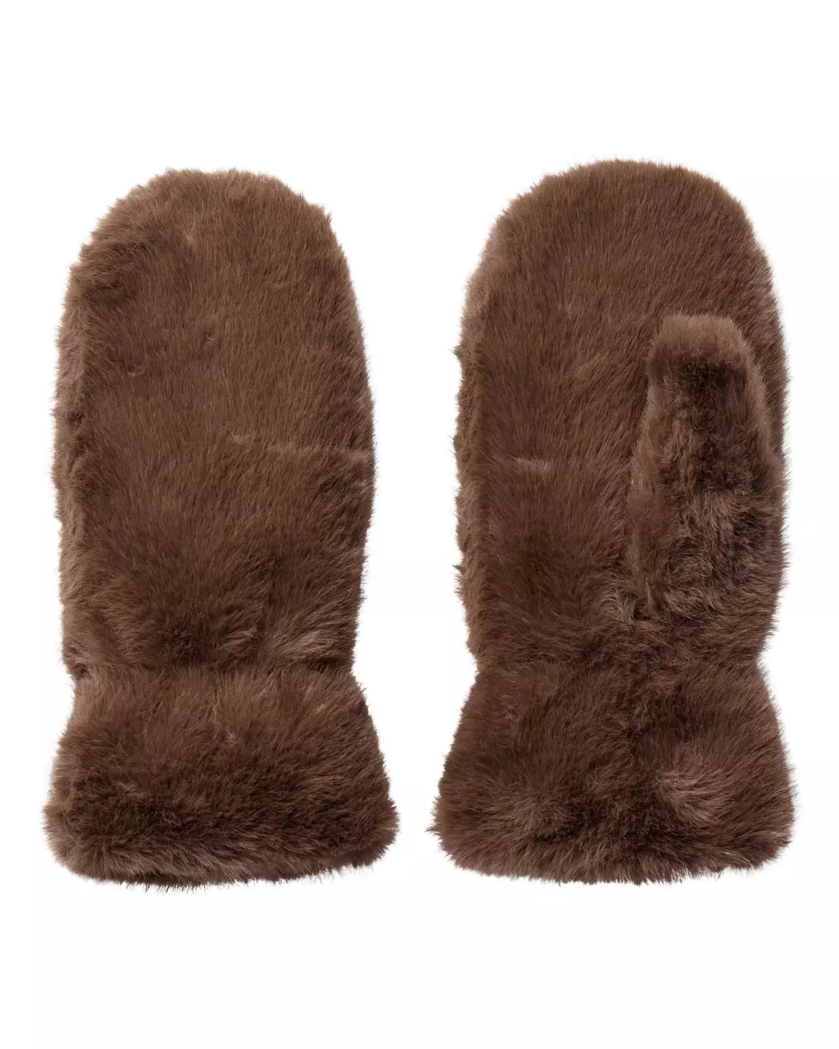 Penza Fur Mitten Mocca - Co'Couture