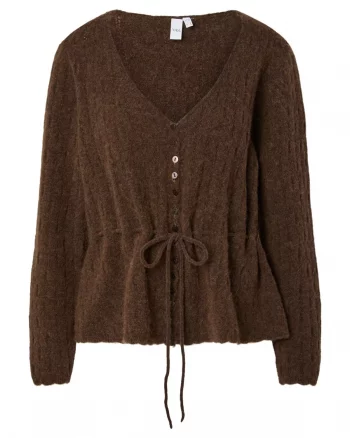 Yasmellis LS Knit Cardigan Carafe - Yas