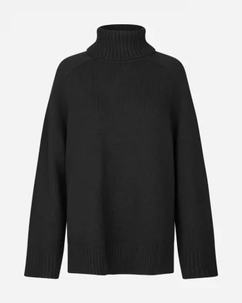 Sakeiki Turtleneck Black - Samsøe Samsøe